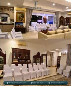 Sewa kursi futura warna putih untuk acara pernikahan