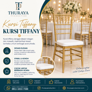 sewa kursi tiffany