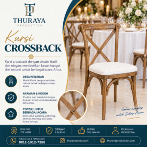 sewa kursi crossback