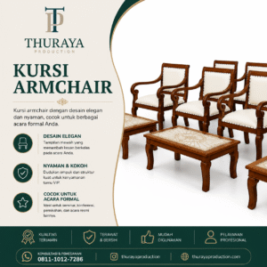 sewa kursi armchair untuk acara anda