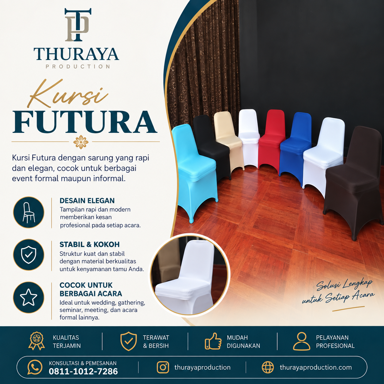 sewa kursi futura untuk acara anda