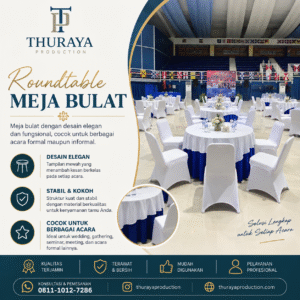 sewa roundtable untuk acara anda