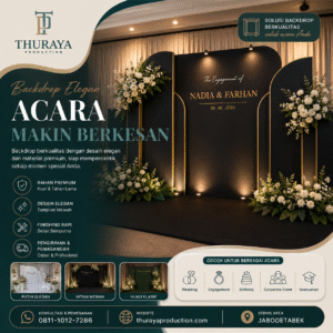sewa backdrop untuk acara anda